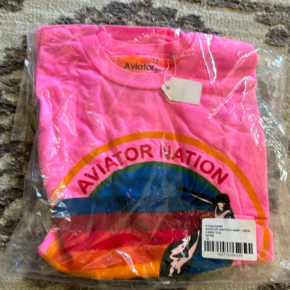 NWT Aviator Nation Youth Tee Size 12